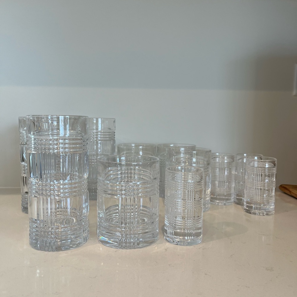 Ralph Lauren Glen Plaid Glassware
